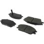 CENTRIC PARTS 300.04400 Centric Premium Semi-Metallic Brake Pads with Shims and Hardware