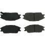 CENTRIC PARTS 300.04400 Centric Premium Semi-Metallic Brake Pads with Shims and Hardware