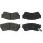 CENTRIC PARTS 300.04510 Centric Premium Semi-Metallic Brake Pads with Shims and Hardware
