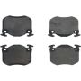 CENTRIC PARTS 300.04530 Centric Premium Semi-Metallic Brake Pads with Shims