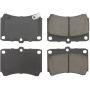 CENTRIC PARTS 300.04660 Centric Premium Semi-Metallic Brake Pads with Shims and Hardware