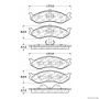 CENTRIC PARTS 300.04770 Centric Premium Semi-Metallic Brake Pads with Shims and Hardware