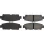 CENTRIC PARTS 300.04880 Centric Premium Semi-Metallic Brake Pads with Shims and Hardware