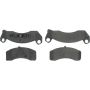 CENTRIC PARTS 300.04990 Centric Premium Semi-Metallic Brake Pads with Shims and Hardware