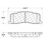 CENTRIC PARTS 300.05010 Centric Premium Semi-Metallic Brake Pads with Shims and Hardware