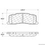 CENTRIC PARTS 300.05010 Centric Premium Semi-Metallic Brake Pads with Shims and Hardware