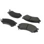 CENTRIC PARTS 300.05070 Centric Premium Semi-Metallic Brake Pads with Shims and Hardware