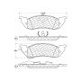CENTRIC PARTS 300.05290 Centric Premium Semi-Metallic Brake Pads with Shims and Hardware