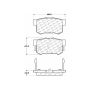 CENTRIC PARTS 300.05370 Centric Premium Semi-Metallic Brake Pads with Shims and Hardware