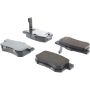 CENTRIC PARTS 300.05371 Centric Premium Semi-Metallic Brake Pads with Shims and Hardware