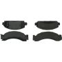 CENTRIC PARTS 300.05430 Centric Premium Semi-Metallic Brake Pads with Shims and Hardware