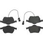 CENTRIC PARTS 300.05552 Centric Premium Semi-Metallic Brake Pads with Shims and Hardware