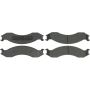 CENTRIC PARTS 300.05570 Centric Premium Semi-Metallic Brake Pads with Shims and Hardware