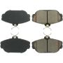 CENTRIC PARTS 300.06010 Centric Premium Semi-Metallic Brake Pads with Shims and Hardware