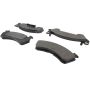 CENTRIC PARTS 300.06141 Centric Premium Semi-Metallic Brake Pads with Shims and Hardware