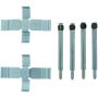 CENTRIC PARTS 300.06200 Centric Premium Semi-Metallic Brake Pads with Shims and Hardware