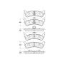 CENTRIC PARTS 300.06250 Centric Premium Semi-Metallic Brake Pads with Shims and Hardware