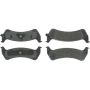 CENTRIC PARTS 300.06250 Centric Premium Semi-Metallic Brake Pads with Shims and Hardware