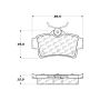 CENTRIC PARTS 300.06271 Centric Premium Semi-Metallic Brake Pads with Shims and Hardware