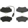CENTRIC PARTS 300.06381 Centric Premium Semi-Metallic Brake Pads with Shims and Hardware