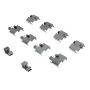 CENTRIC PARTS 300.06800 Centric Premium Semi-Metallic Brake Pads with Shims and Hardware