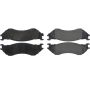 CENTRIC PARTS 300.07020 Centric Premium Semi-Metallic Brake Pads with Shims and Hardware