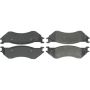 CENTRIC PARTS 300.07021 Centric Premium Semi-Metallic Brake Pads with Shims and Hardware