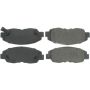 CENTRIC PARTS 300.07640 Centric Premium Semi-Metallic Brake Pads with Shims and Hardware