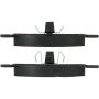 CENTRIC PARTS 300.07680 Centric Premium Semi-Metallic Brake Pads with Shims and Hardware