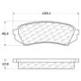 CENTRIC PARTS 300.07730 Centric Premium Semi-Metallic Brake Pads with Shims and Hardware