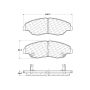 CENTRIC PARTS 300.07740 Centric Premium Semi-Metallic Brake Pads with Shims and Hardware
