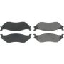 CENTRIC PARTS 300.07770 Centric Premium Semi-Metallic Brake Pads with Shims and Hardware