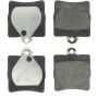 CENTRIC PARTS 300.07790 Centric Premium Semi-Metallic Brake Pads with Shims and Hardware