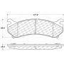 CENTRIC PARTS 300.07850 Centric Premium Semi-Metallic Brake Pads with Shims and Hardware
