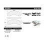 CENTRIC PARTS 300.07861 Centric Premium Semi-Metallic Brake Pads with Shims and Hardware