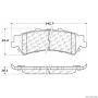 CENTRIC PARTS 300.07920 Centric Premium Semi-Metallic Brake Pads with Shims and Hardware