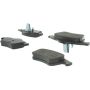 CENTRIC PARTS 300.07950 Centric Premium Semi-Metallic Brake Pads with Shims and Hardware