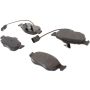 CENTRIC PARTS 300.08010 Centric Premium Semi-Metallic Brake Pads with Shims and Hardware