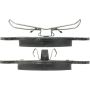 CENTRIC PARTS 300.08160 Centric Premium Semi-Metallic Brake Pads with Shims and Hardware