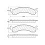 CENTRIC PARTS 300.08210 Centric Premium Semi-Metallic Brake Pads with Shims and Hardware