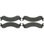 CENTRIC PARTS 300.08210 Centric Premium Semi-Metallic Brake Pads with Shims and Hardware