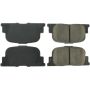CENTRIC PARTS 300.08350 Centric Premium Semi-Metallic Brake Pads with Shims and Hardware