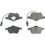 CENTRIC PARTS 300.08400 Centric Premium Semi-Metallic Brake Pads with Shims and Hardware