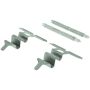 CENTRIC PARTS 300.08480 Centric Premium Semi-Metallic Brake Pads with Shims and Hardware