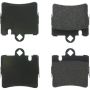CENTRIC PARTS 300.08480 Centric Premium Semi-Metallic Brake Pads with Shims and Hardware
