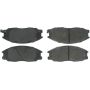 CENTRIC PARTS 300.08640 Centric Premium Semi-Metallic Brake Pads with Shims and Hardware
