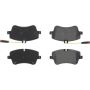 CENTRIC PARTS 300.08721 Centric Premium Semi-Metallic Brake Pads with Shims and Hardware