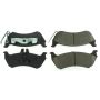 CENTRIC PARTS 300.08750 Centric Premium Semi-Metallic Brake Pads with Shims and Hardware