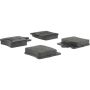 CENTRIC PARTS 300.08760 Centric Premium Semi-Metallic Brake Pads with Shims and Hardware