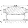 CENTRIC PARTS 300.08830 Centric Premium Semi-Metallic Brake Pads with Shims and Hardware